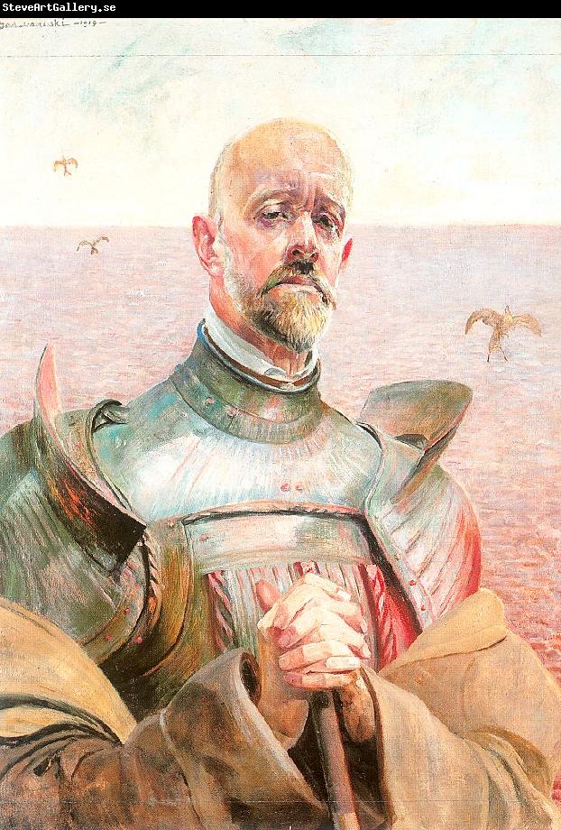 Malczewski, Jacek Self-Portrait in Armor